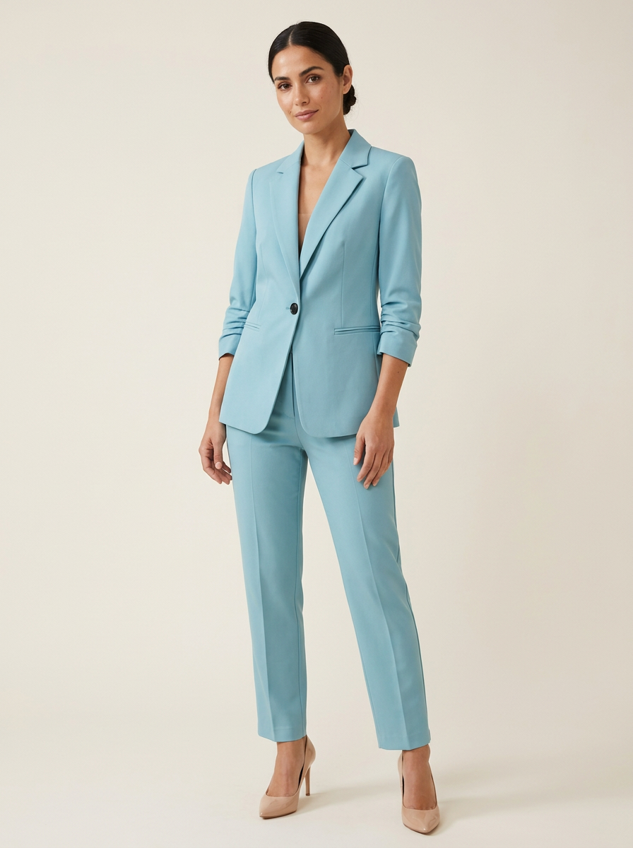 Conjunto de dos piezas · blazer y pantalón · imagen generada con IA