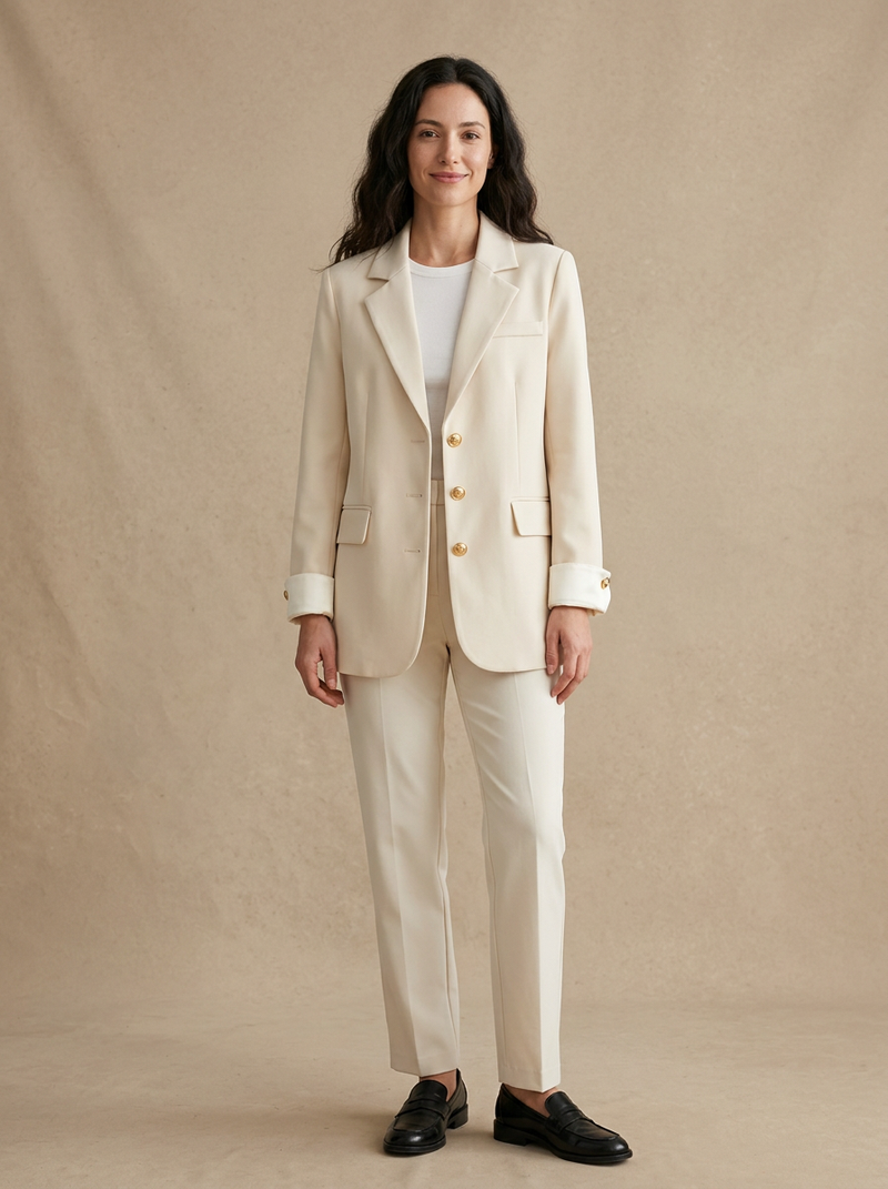 Blazer de mujer · corte recto